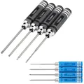 Quality Titanium Nitride TiNi Hex Driver Wrench Screwdriver 4 Piece Set 1.5mm/2mm/2.5mm/3.0mm For RC