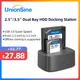 Union ine Dual Bay HDD-Docking station mit Offline-Klon Sata zu USB 2. 0 HDD-Klon-Docking station