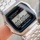 Luxus f91w Frauen Uhr Mädchen Retro digitale Edelstahl Sport Militär uhren Männer elektronische