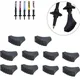 10 pieces/5 pair Nordic Walking Pole Trekking Pole Tip Protectors Rubber Pads Buffer Replacement