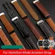 For Hamilton Khaki jazz Watch H32755851 cowhide Watch Strap Genuine Leather Ostrich skin WatchBand