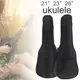 21 23 26 zoll Ukulele Gig Bag Tasche Schwarz Tragbare Baumwolle Weiche Ukelele Konzert Tasche