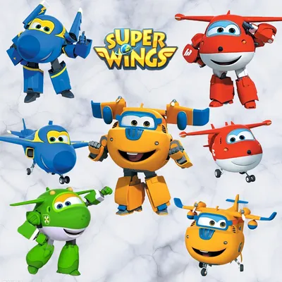 Cartoon Super Flügel Verformung Flugzeug Roboter Baby Home Dekoration Anime Poster Wand Aufkleber Image