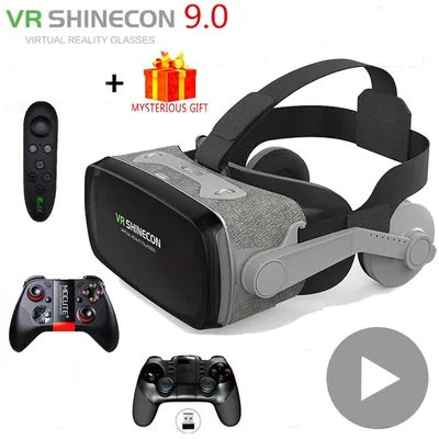 VR Shinecon Casque Viar 3D Gläser Virtuelle Realität Headset Helm Goggle Linsen für Smart Telefon Image