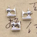 12pcs Charms Sewing Machine 15x12mm Antique Zinc Alloy Pendant fit Vintage Tibetan Bronze Silver