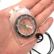Outdoor Mini Compass Map Scale Ruler Professional Equipment Outdoor Hiking Camping Survival Guiding