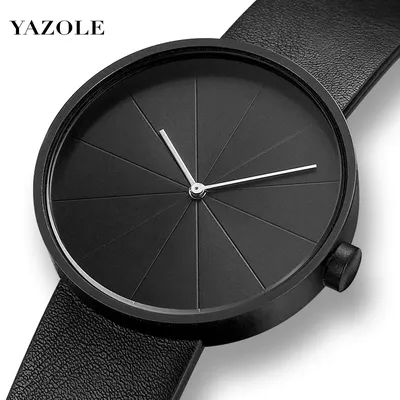 YAZOLE Minimalist Männer der Mode Ultra Dünne Uhren Einfache Männer Business Leder Band Quarzuhr