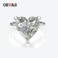 Oevas Sterling Silber High Carbon Diamant Eheringe für Frauen funkelnden bunten Geburts stein edlen