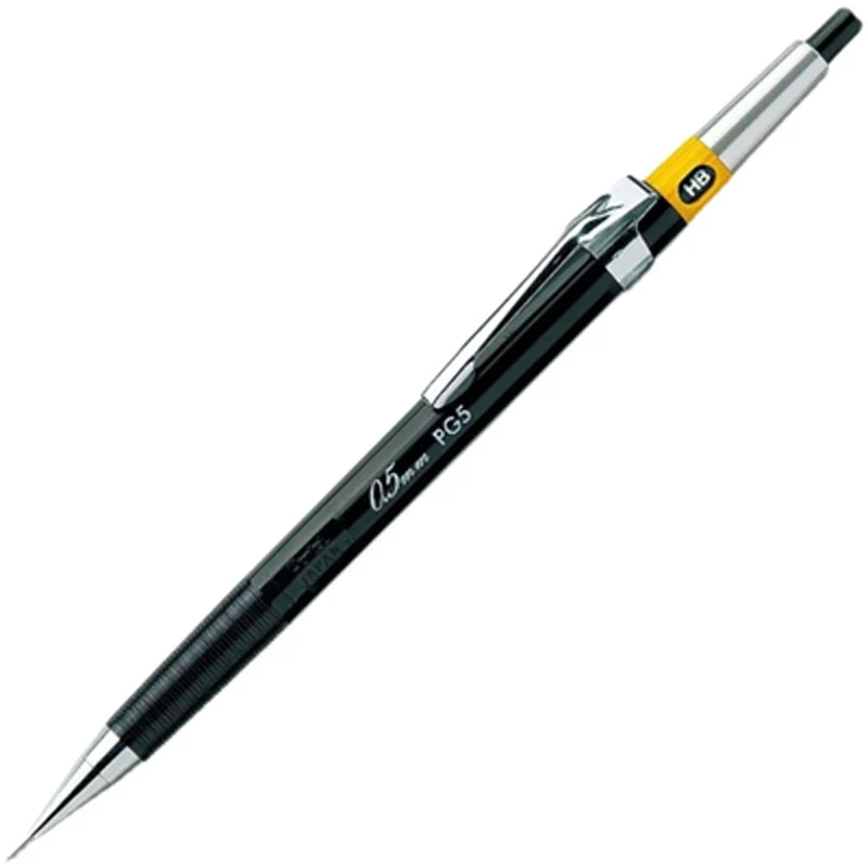Japan PENTEL PG5 Harz Mechanische Bleistifte HB 0,5 MM Malerei Metall Innenrohr Automatische Bleistift Aufgegebenen Niedrigen Schwerpunkt Image