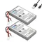 2 pcs 2000mah batterie für sony gamepad ps4 batterie dualshock4 v1 wireless controller wiederauf
