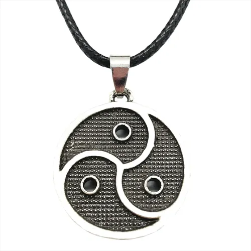 Bdsm Logo Emblem Charme Anhänger Fünfzig Schattierungen Von Grau Männer Halskette Dropshipping
