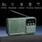 Tragbare dsp fm radio mini tasche solar notfall radios recorder drahtlose bluetooth lautsprecher mit