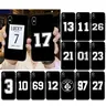 Glückszahl sieben Handy hülle für iPhone 15 14 13 Pro Max 12 Mini 12Pro Max Se2 11 11pro xs Max XR 7