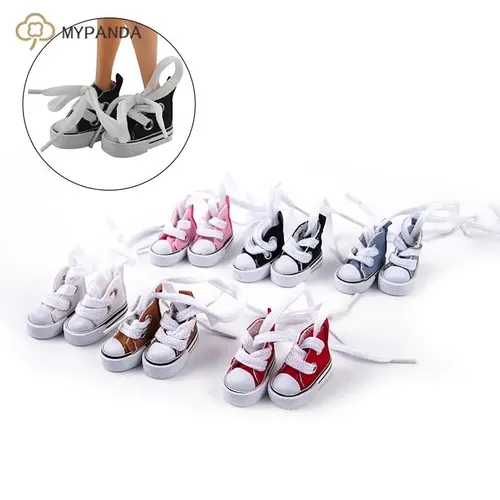 3 5 cm Canvas Sneaker für Puppen mode Mini Spielzeug Turnschuhe für Puppe Sneakers Schuhe für Puppen