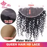 Real HD Frontal Water Wave 13x6 13x4 Frontal Melt Skins Invisible Lace Frontal 100% Human Raw Hair