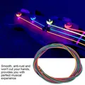 Neue 4 Bunte String E-bass Saiten Set Gitarre Saiten Set Licht Gauge .046 zu. 100 DIY Edelstahl