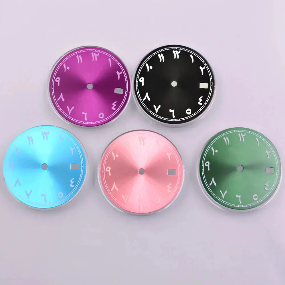 29 mm steriles Zifferblatt FIT Seiko NH35 Uhrwerk leuchtendes Zifferblatt Image