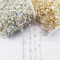 1meter Kristall Schmetterling Liebe Herz Glas Perlen Kette für Halskette Armband Schmuck Machen DIY