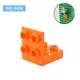 Große Größe Ziegel Halterung 2x2-2x2 Reverse Richtung DIY Bildung Baustein Kompatibel mit Lego DUPLO