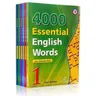 6 Bücher/Set 4000 wesentliche englische Wörter in Farbe neue Version des englischen Lern führers