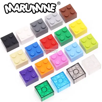 MARUMINE 2x2 Ziegel Freund Spielzeug 3003 Turm Bausteine MOC Klassische Pädagogisches Set Kunststoff