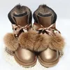 Mode Echtem Schaffell Frauen der Winter Frau Schnee Stiefel 100% Echtem Schaffell Frauen Stiefel Frauen Schuhe Winter Stiefel Schuhe Frauen
