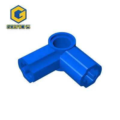 Gobricks 10 Stück technischer Achsstift-Stecker, abgewinkelte Grad, kompatibel mit 32014 Image