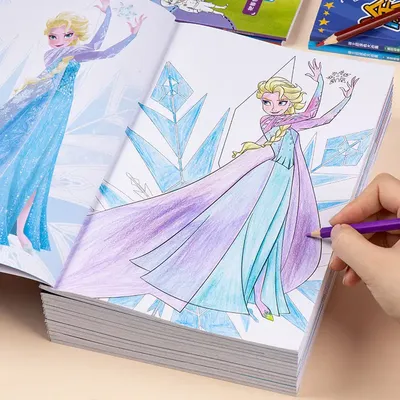 Montessori Frühkindliche Bildung Disney Cartoon Charakter Prinz Frozen Sofia Pixar Malbuch Image