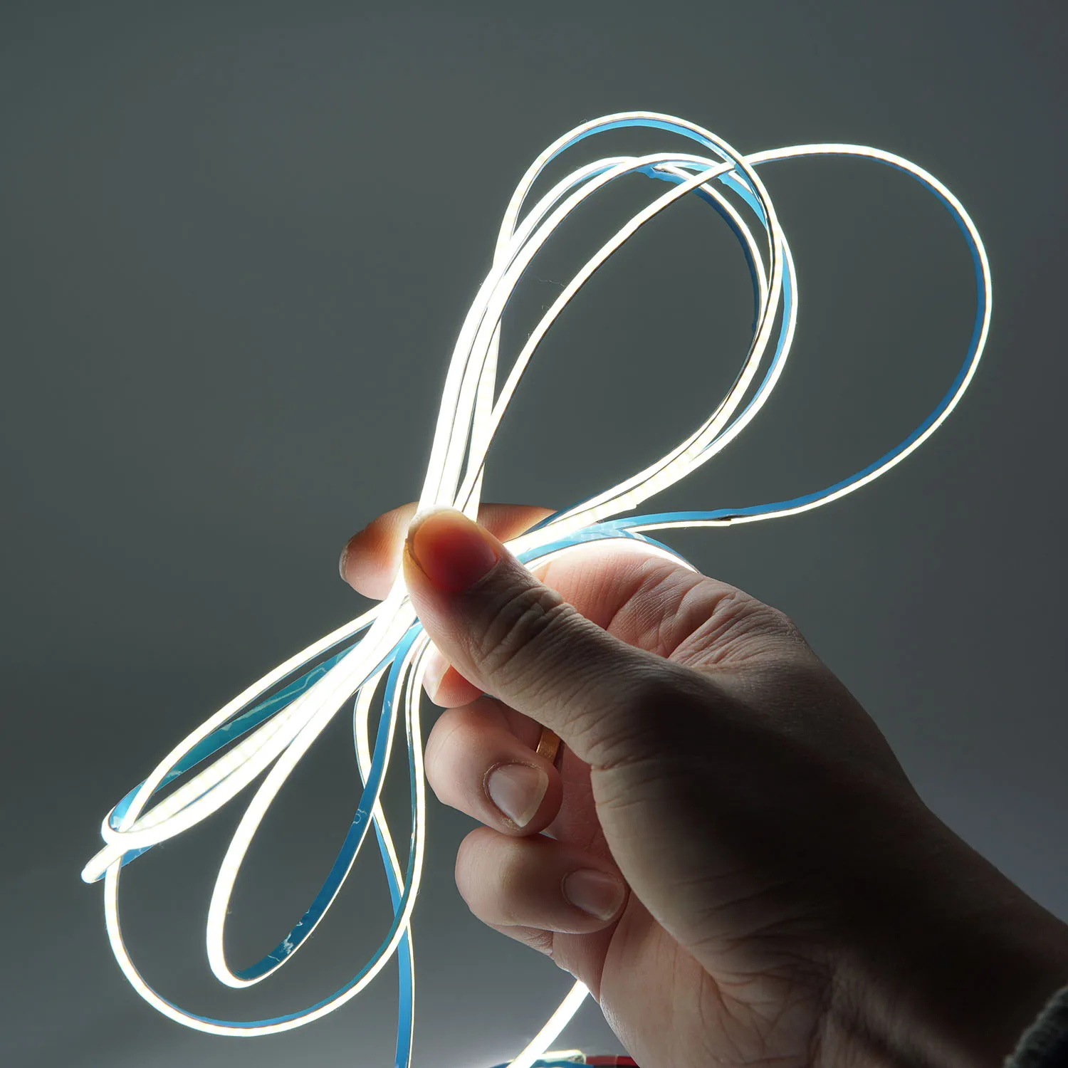 12V/24V 3mm/5mm/8mm/10mm COB LED Streifen Lichtleiste Flexible RA90 Linear Beleuchtung LED Band Raumdekor 3000K 4000K 6000K