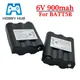 Walkie Talkie Batterie 6V 900mAh für Midland G7 Midland G9 Midland GXT serie GXT600 GXT635