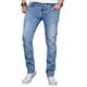 Slim-fit-Jeans ALESSANDRO SALVARINI "ASLuca" Gr. W32 L36, Länge 36, blau (as048) Herren Jeans Slim Fit