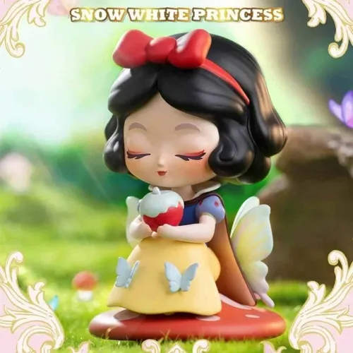 Disney Prinzessin Serie Schnee wittchen Ariel Prinzessin Anime Figur Blind Box Modell Hand Spielzeug