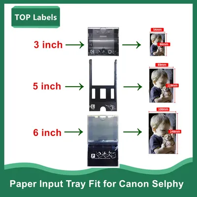 3-Zoll-Papierablage C für Canon-Kartengröße, Papierkassette PCC-CP400 für Canon Selphy CP1300 CP1200 CP910 CP900 CP800 Fotodrucker
