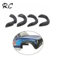 4Pcs Gummi Kotflügel Rad Augenbraue Shell Dekorative Protector Lip für 1:10 RC Auto für TAMIYA Hilux
