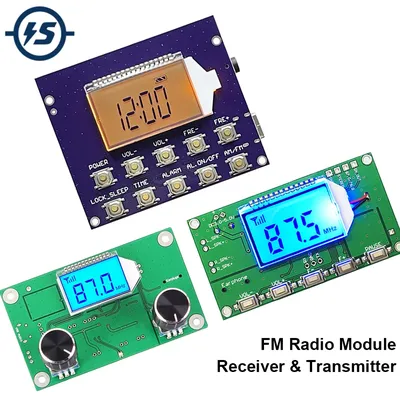 DIY Wireless FM Radio Receiver Modul 87,0 MHz-108,0 MHz Frequenz modulation Digital Radio Sender Image