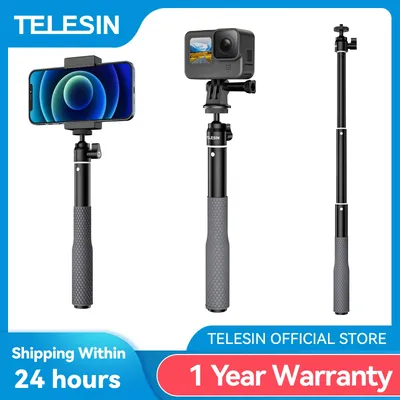Telesin wasserdichter Divng Selfie Stick Floaty Ein beins tativ 360 ° Rotation Kugelkopf Selfie Stick für Gopro Dji Osmo Action Insta360