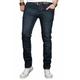 Slim-fit-Jeans ALESSANDRO SALVARINI "ASLuca" Gr. W38 L34, Länge 34, blau (as047) Herren Jeans Slim Fit