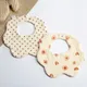 Summer Baby Feeding Bibs 6 Layers Cotton Yarn Petal Infants Print Saliva Towel Newborn Toddler Burp