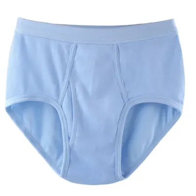 95 kg Festes Fett Plus Size Herrenunterwäsche Herrenunterwäsche 100 % Baumwolle Bequeme atmungsaktive lose große Herren-Slips Höschen Image