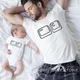 Ctrl C Ctrl V Familie Passenden T Shirt Mann Sohn Tochter Dad T-shirt Tops Kinder Baby Mädchen