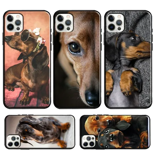 Teckel Dackel Dackel Hund Für iPhone 11 14 Pro Max XS X XR 8 7 Plus SE 2020 Fall Für iPhone 13 12
