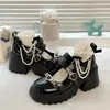 2025, neue High Heel-Lolita-Schuhe für Damen, Punk-Plattform-Pumps, japanische Damen-Mary-Jane-Schuhe aus Lackleder, schwarze Goth-Schuhe