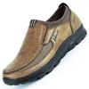 Herren-Freizeitschuhe, Slip-on-Loafer, Übergröße 38–50, Turnschuhe für Erwachsene, Patchwork, nicht gewebt, atmungsaktiv, Bootsschuhe, Leder-Männerschuh