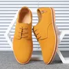 Top-Qualität braune Oxford Schuhe Männer Derby Slipper große Größe 47 48 lässige Männer Schuhe