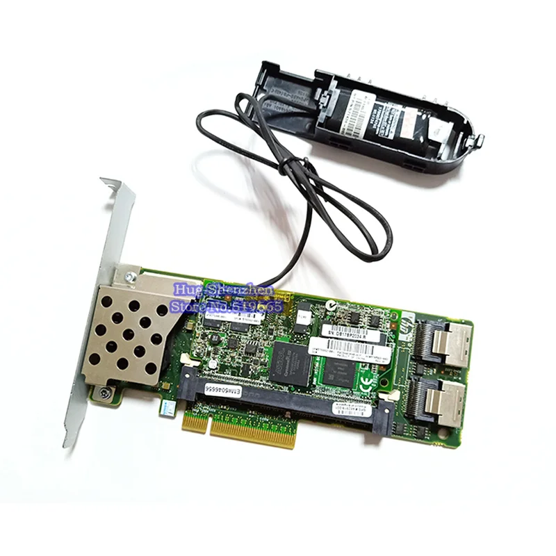462919-001 013233-001 Array SAS P410 RAID Controller Karte 6Gb PCI-E mit 512M Batterie RAM Image