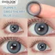 OVOLOOK-2pcs/paar 10 Ton Blau Serie Linsen Farbige Augenlinsen für Myopie Comestic Schönheit Farbe