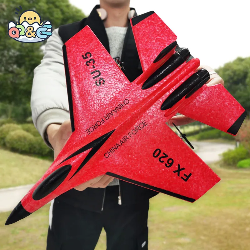 FX-620 SU-35 RC Fernbedienung Flugzeug 2,4G Fernbedienung Kämpfer Hobby Flugzeug Segelflugzeug Flugzeug EPP Schaum Spielzeug RC Flugzeug Kinder geschenk