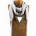 Multi-stil Schmuck Erklärung Halskette Anhänger Schal Frauen Böhmen Halstuch Foulard Femme Zubehör