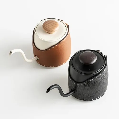CAFEDE KONA Handleless Mini Drip Wasserkocher Gießen Über Wasserkocher Kaffeekanne 360ml Ermöglicht