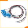 12 Farben sc/upc Single Mode Glasfaser sm 0 9 Pigtail PVC mm Glasfaser kabel ftth